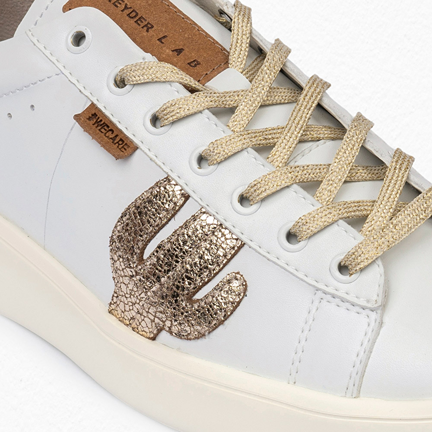 GreyderLAB Kadın Altın Hakiki Deri Sneaker Ayakkabı 4Y2SA45201-5