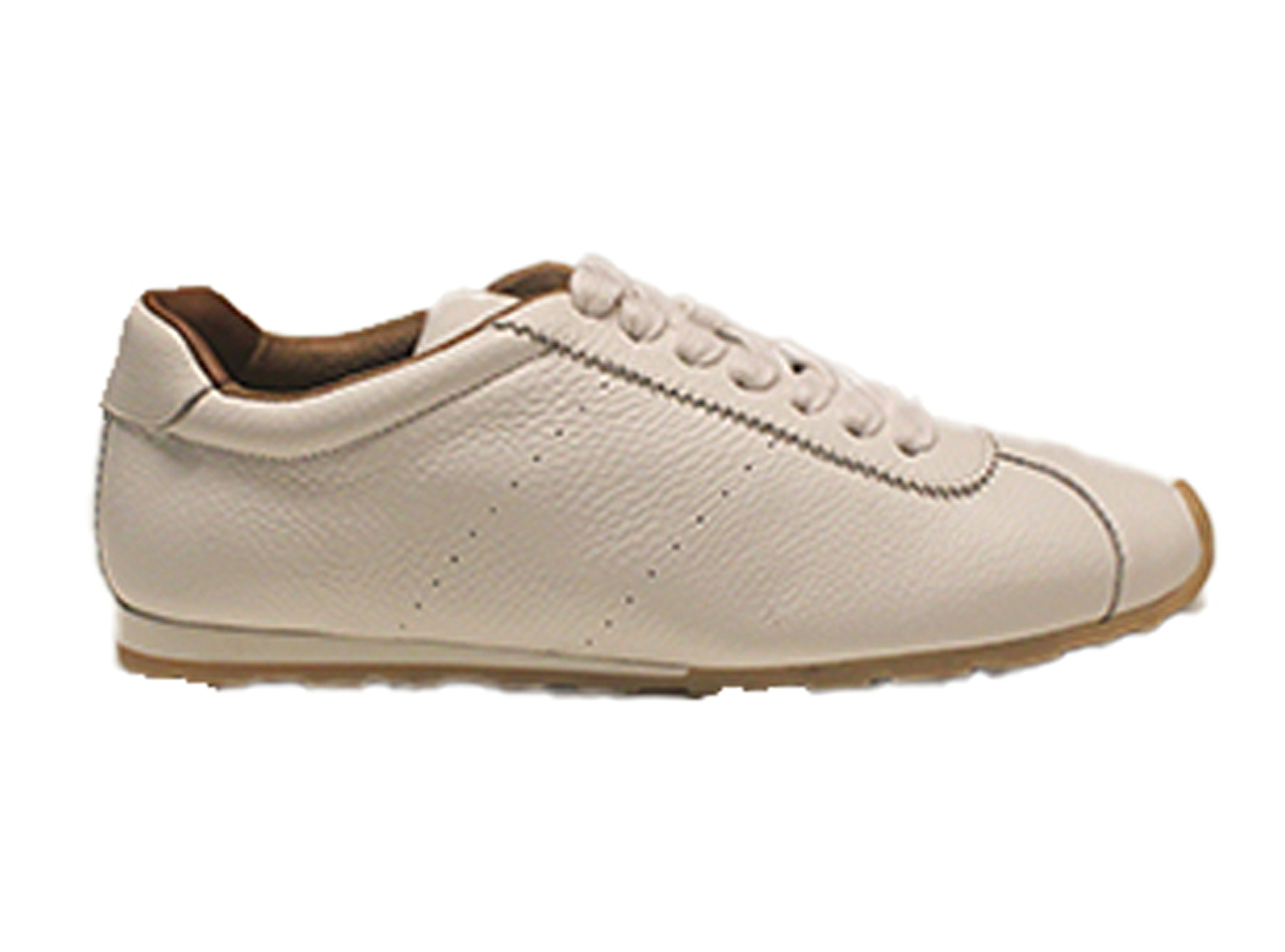 Kadın Beyaz Hakiki Deri Sneaker Ayakkabı 4Y2SA59188-1