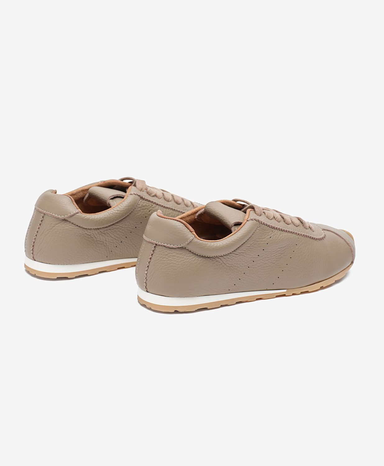 Kadın Vizon Hakiki Deri Sneaker Ayakkabı 4Y2SA59188-4
