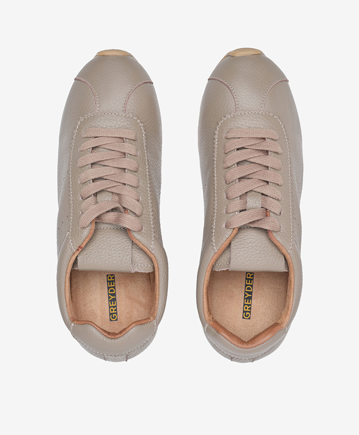 Kadın Vizon Hakiki Deri Sneaker Ayakkabı 4Y2SA59188-5
