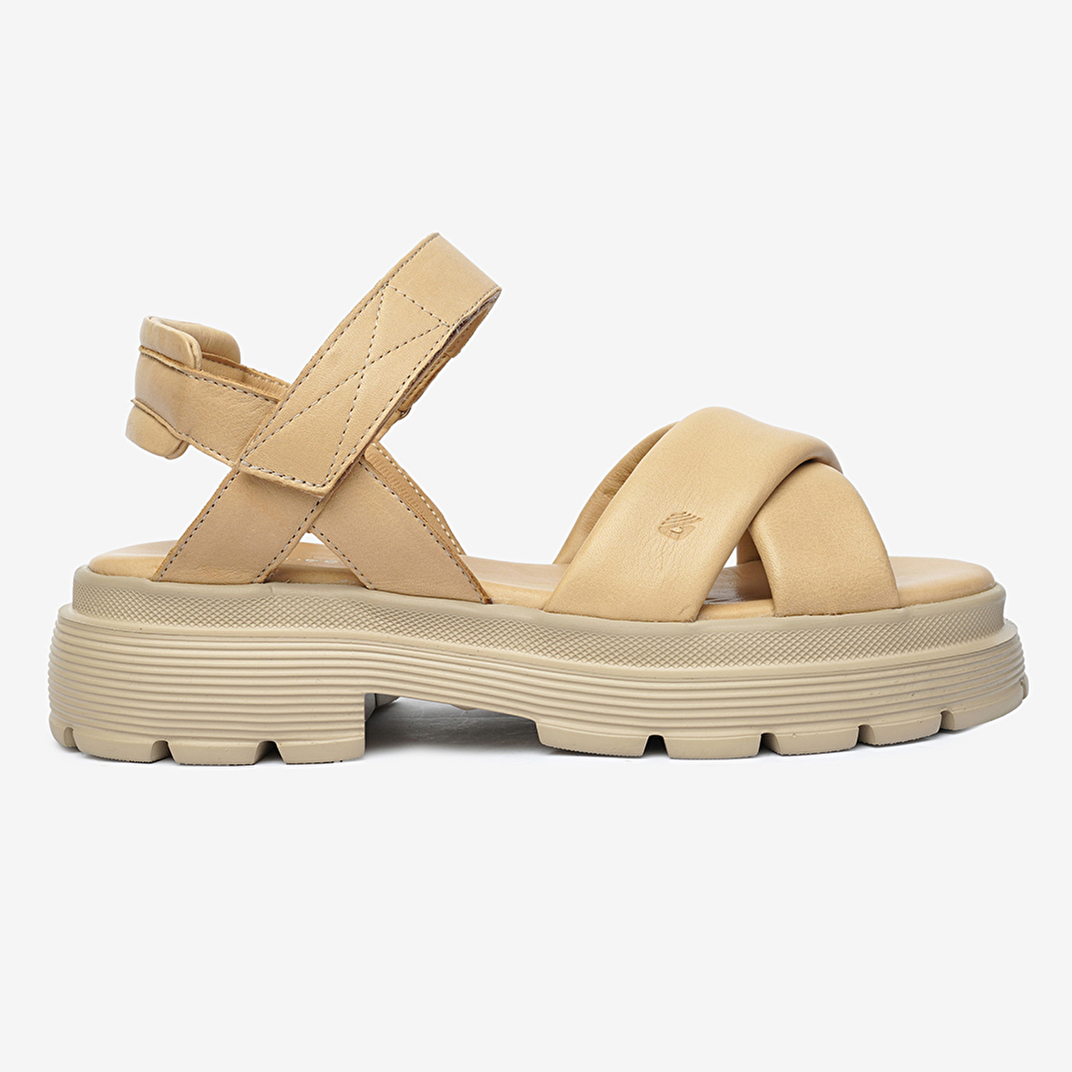 Kadın Nude Hakiki Deri Sandalet 4Y2TS59040-2