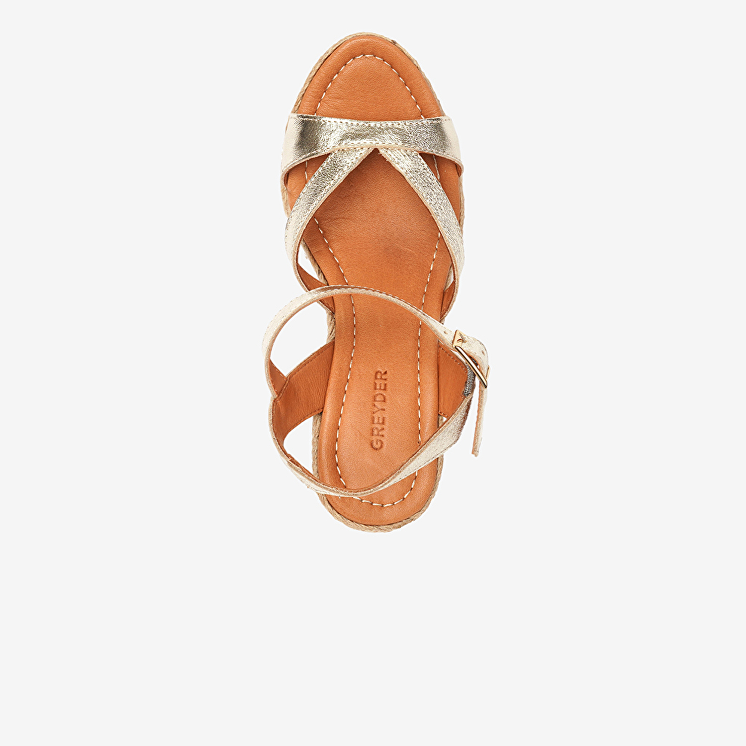 Kadın Altın Topuklu Sandalet 4Y2WS59002-4