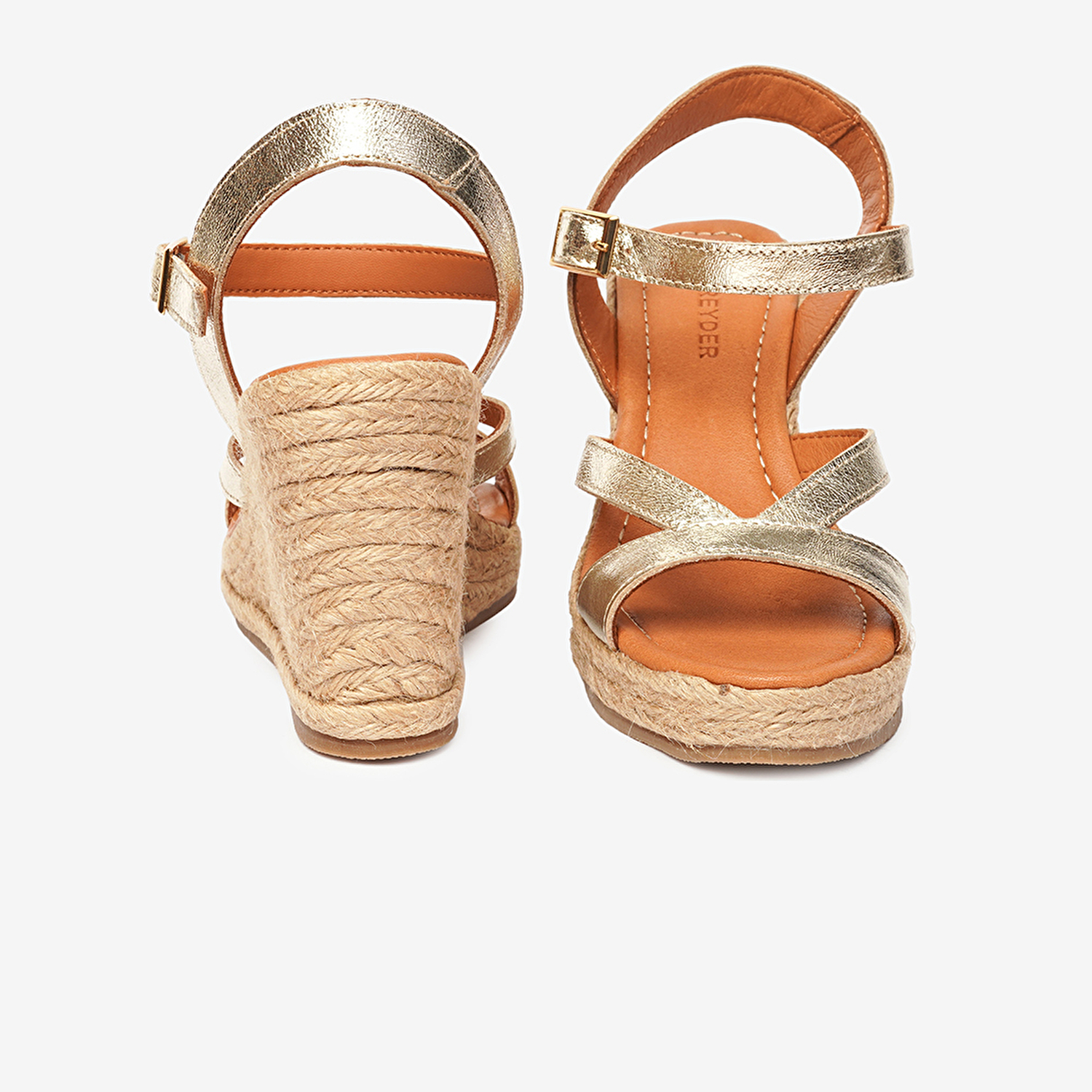 Kadın Altın Topuklu Sandalet 4Y2WS59002-7