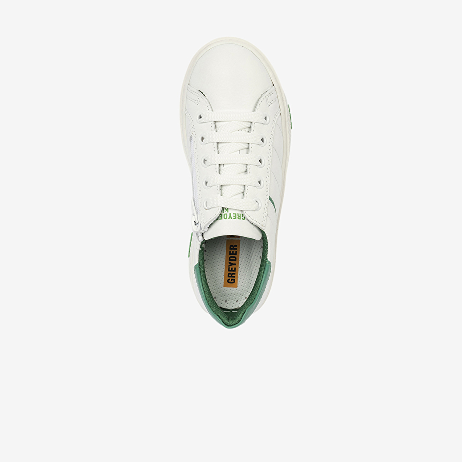 Erkek Çocuk Beyaz Yeşil Hakiki Deri Sneaker Ayakkabı 4Y5NA59501-4