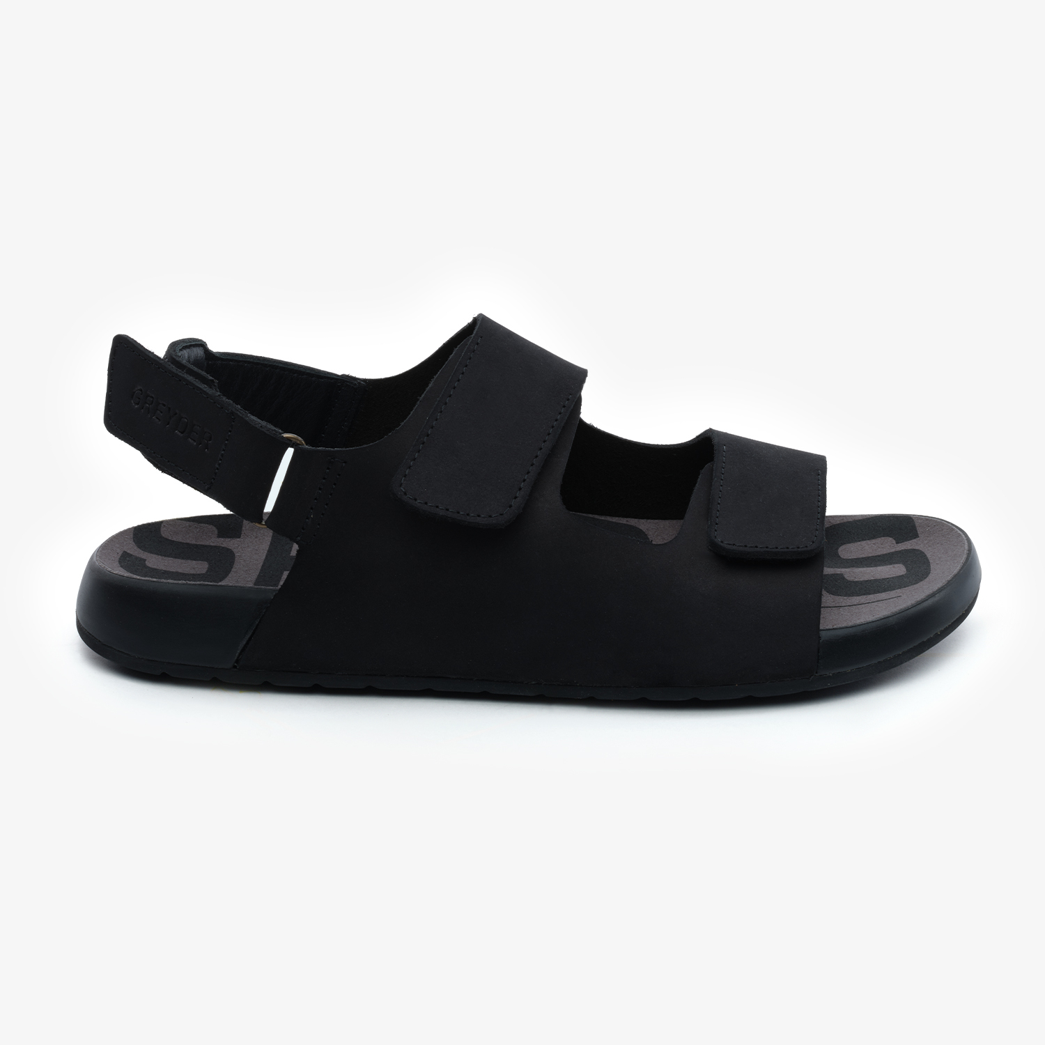Erkek Siyah Nubuk Hakiki Deri Sandalet 5Y1CS64685-1
