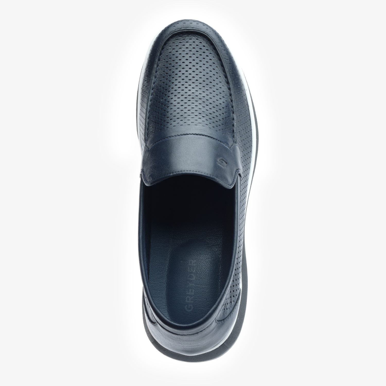 Erkek Lacivert Hakiki Deri Loafer Ayakkabı 5Y1FA64694-4