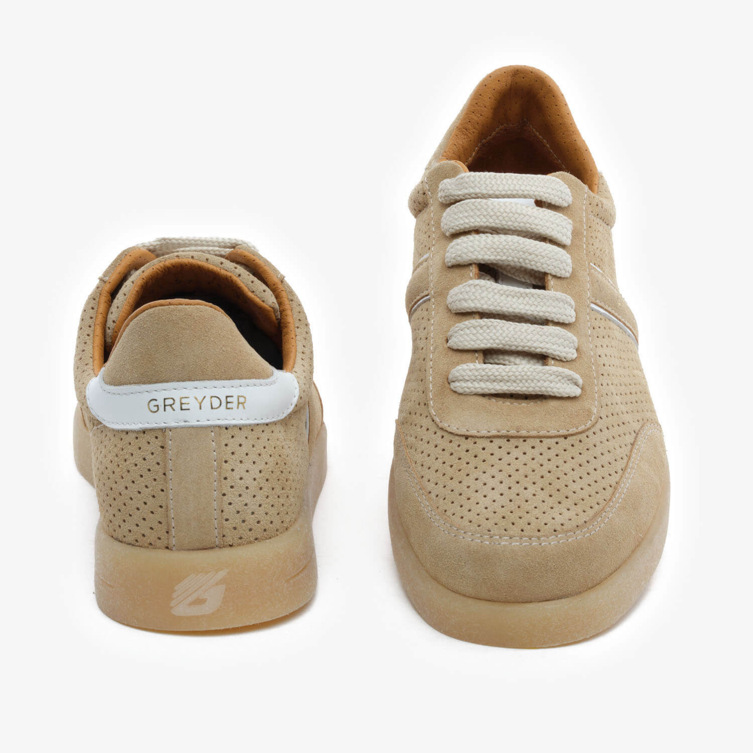 Kadın Bej Hakiki Deri Sneaker Ayakkabı 5Y2UA34381-7