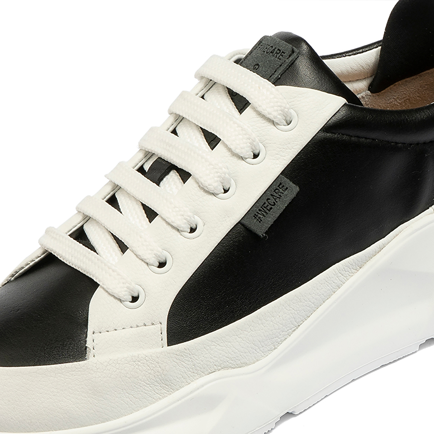 GreyderLAB Kadın Siyah Hakiki Deri Spor Ayakkabı GL22132-3