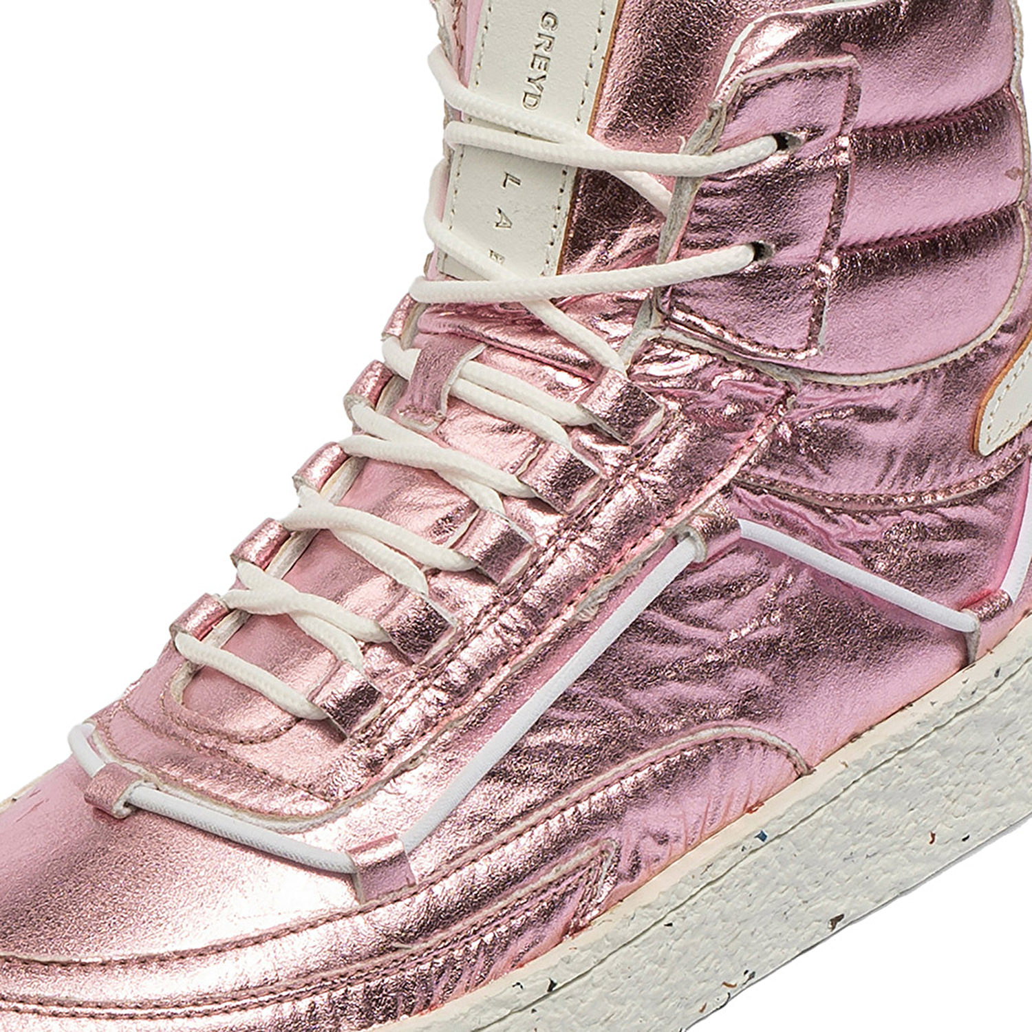 GreyderLAB Kadın Pembe Hakiki Deri Sneaker Ayakkabı GL22168-3