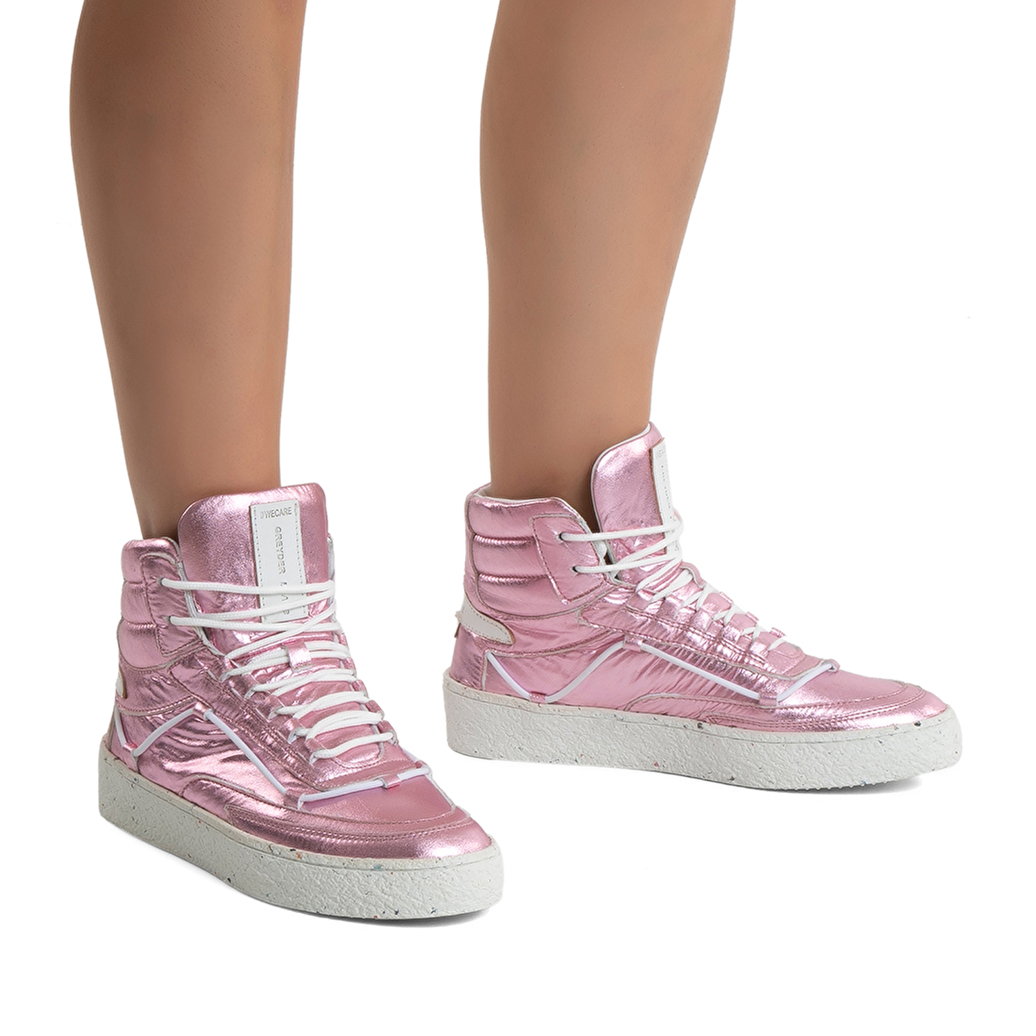 GreyderLAB Kadın Pembe Hakiki Deri Sneaker Ayakkabı GL22168-2