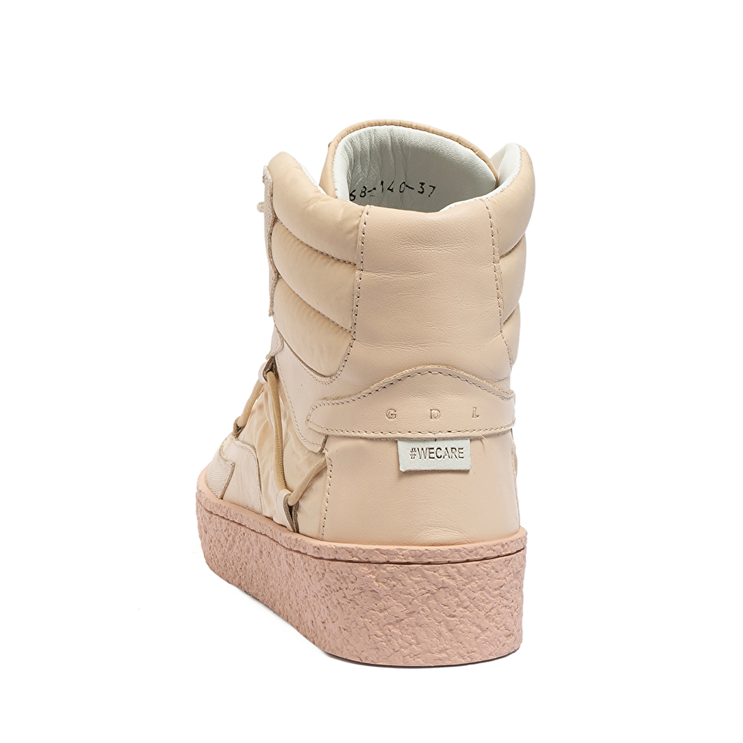 GreyderLAB Kadın Bej Hakiki Deri Sneaker Ayakkabı GL22168-7
