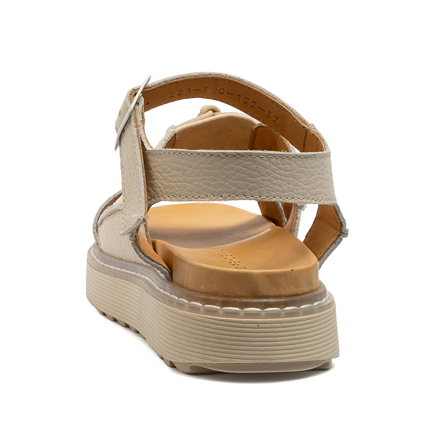 GreyderLAB Kadın Krem Hakiki Deri Sandalet  GL22194-6