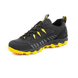 Erkek Siyah Sarı Su Geçirmez Ayakkabı 1K1GA00184-3