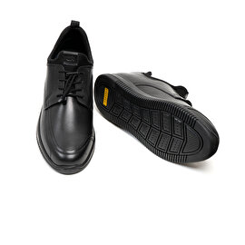 Erkek Siyah Hakiki Deri Comfort Ayakkabı 2K1CA14393