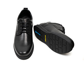 Erkek Siyah Hakiki Deri Comfort Ayakkabı 2K1FA00243-5
