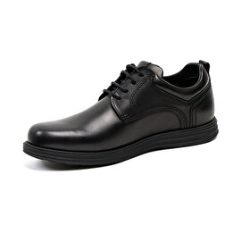 Erkek Siyah Hakiki Deri Comfort Ayakkabı 2K1FA00243-2