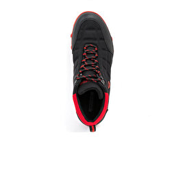 Erkek Siyah Kırmızı Hakiki Deri Su Geçirmez Ayakkabı 2K1GB00170
