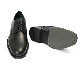 Erkek Siyah Hakiki Deri Klasik Ayakkabı 2K1KA75010
