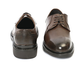 Erkek Kahverengi Hakiki Deri Oxford Ayakkabı 2K1KA75011
