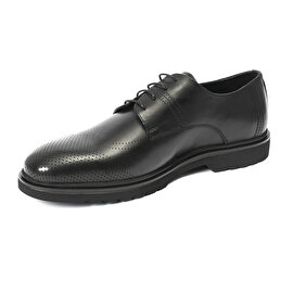 Erkek Siyah Hakiki Deri Klasik Ayakkabı 2K1KA75017-2