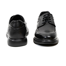 Erkek Siyah Hakiki Deri Oxford Ayakkabı 2K1RA14323