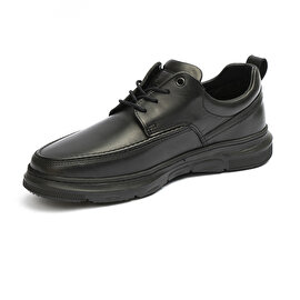 Erkek Siyah Hakiki Deri Comfort Ayakkabı 2K1UA15660