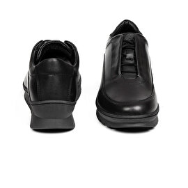 Kadın Siyah Hakiki Deri Comfort Ayakkabı 2K2UA32170-6
