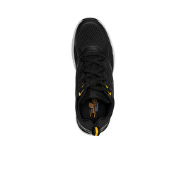 Erkek Siyah Sarı Hakiki Deri Sneaker Ayakkabı 2Y1SA14195-3