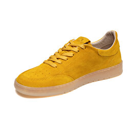 Erkek Sarı Süet Hakiki Deri Sneaker Ayakkabı 2Y1SA67851-2