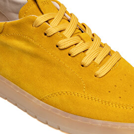 Erkek Sarı Süet Hakiki Deri Sneaker Ayakkabı 2Y1SA67851-4