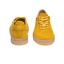 Erkek Sarı Süet Hakiki Deri Sneaker Ayakkabı 2Y1SA67851-6
