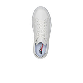 Kadın Beyaz Hakiki Deri Sneaker Ayakkabı 2Y2SA31303-6