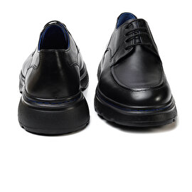 Erkek Siyah Hakiki Deri Oxford Ayakkabı 3K1KA16241