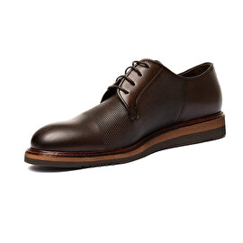 Erkek Kahverengi Hakiki Deri Klasik Ayakkabı 3K1KA75130