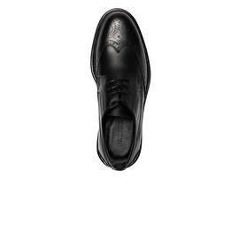 Erkek Siyah Hakiki Deri Klasik Ayakkabı 3K1KA75142-3