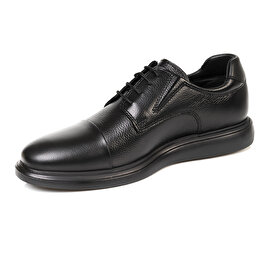 Erkek Siyah Hakiki Deri Oxford Ayakkabı 3K1RA14320