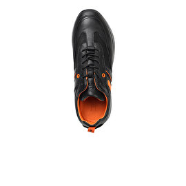 Erkek Siyah Hakiki Deri Spor Ayakkabı 3K1SA16431-3