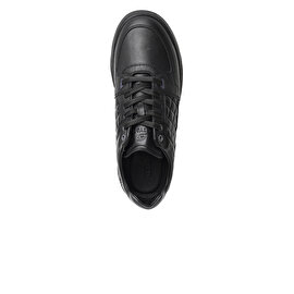 Erkek Siyah Hakiki Deri Sneaker Ayakkabı 3K1SA17002-3