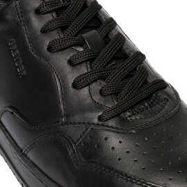 Erkek Siyah Hakiki Deri Sneaker Ayakkabı 3K1SA62609	