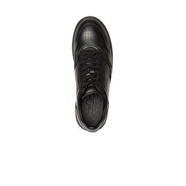 Erkek Siyah Hakiki Deri Sneaker Ayakkabı 3K1SA62609	