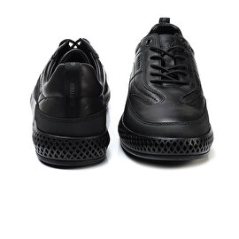 Erkek Siyah Hakiki Deri Casual Ayakkabı 3K1UA13644-6