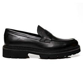 Erkek Siyah Hakiki Deri Klasik Ayakkabı 3K1UA75135
