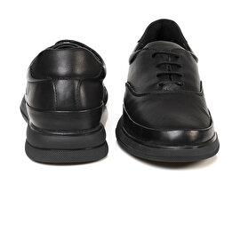 Kadın Siyah Hakiki Deri Comfort Ayakkabı 3K2FA32680