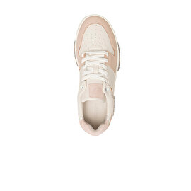 Kadın Beyaz Pudra Hakiki Deri Sneaker Ayakkabı 3K2SA33021	