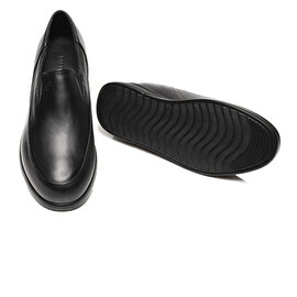Kadın Siyah Hakiki Deri Comfort Ayakkabı 3K2UA33350-5