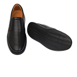 Erkek Siyah Hakiki Deri Comfort Ayakkabı 3Y1FA15931-5