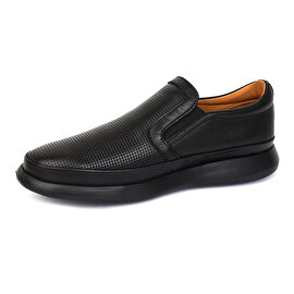 Erkek Siyah Hakiki Deri Comfort Ayakkabı 3Y1FA15931-2