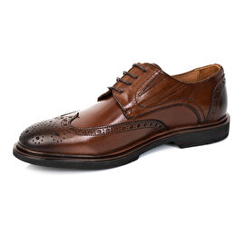 Erkek Kahverengi Hakiki Deri Klasik Ayakkabı 3Y1KA62587-2