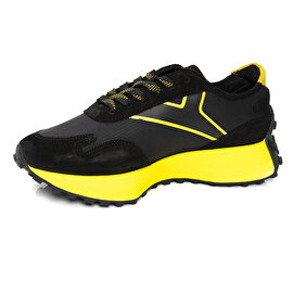 Erkek Siyah Sarı Hakiki Deri Spor Ayakkabı 3Y1SA15401-2
