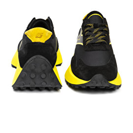 Erkek Siyah Sarı Hakiki Deri Spor Ayakkabı 3Y1SA15401-5